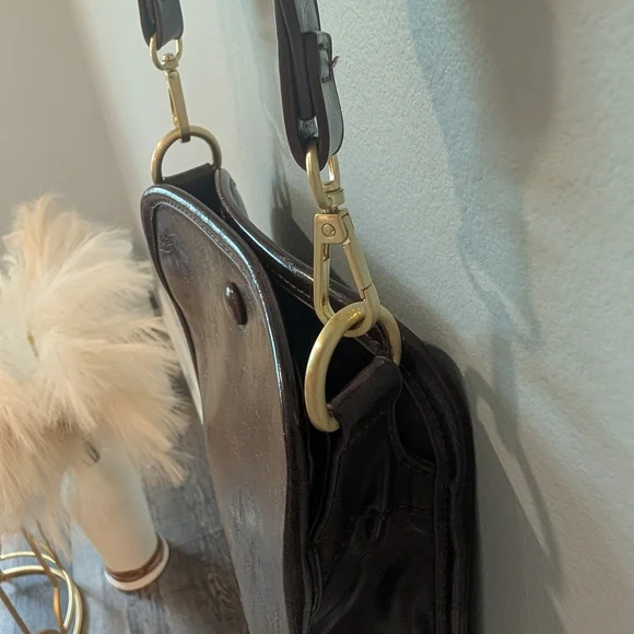 Anthropologie Dark Brown Crossbody Bag - Picture 7 of 10